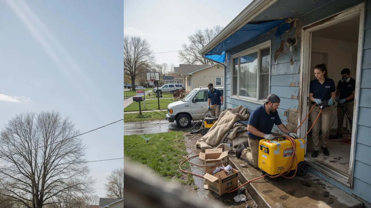 Basement Flood Cleanup in Maquon, IL near me